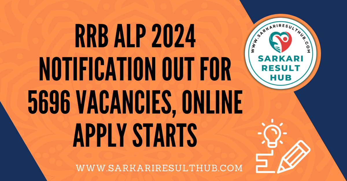 RRB ALP 2024 Apply Online
